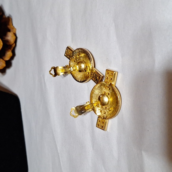 Retro statement earrings - Picture 4 of 6